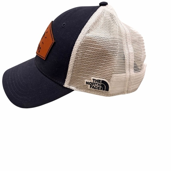 🧢 The North Face Vintage Broncos Trucker Hat Navy Mesh OS - Picture 3 of 7